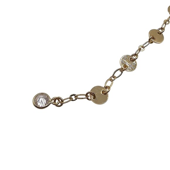 Ettika 18K Gold Plated Falling Chain Drop Boho Stmt Modern Chic Elegant Necklace - Picture 13 of 16